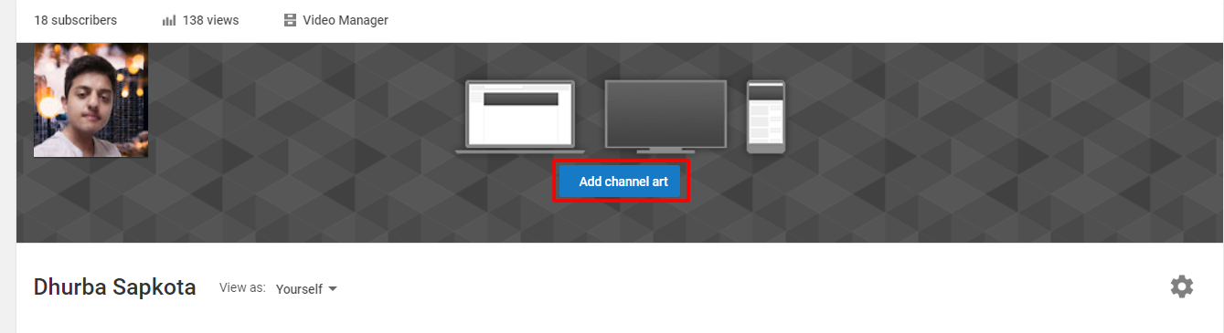 YouTube channel art