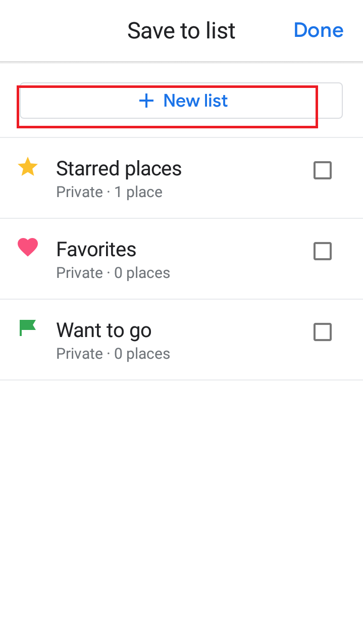 Google Maps finding places nearby