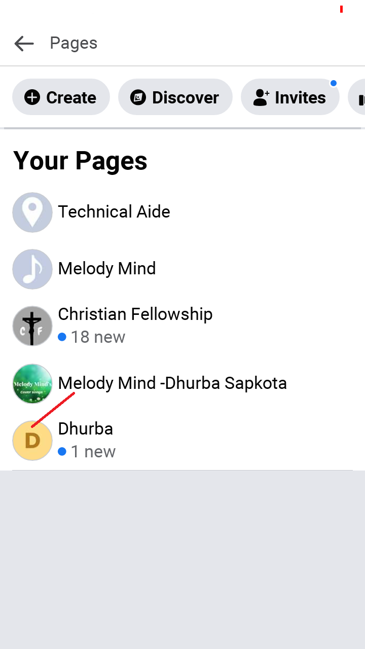 Selecting page to be deleted on mobile