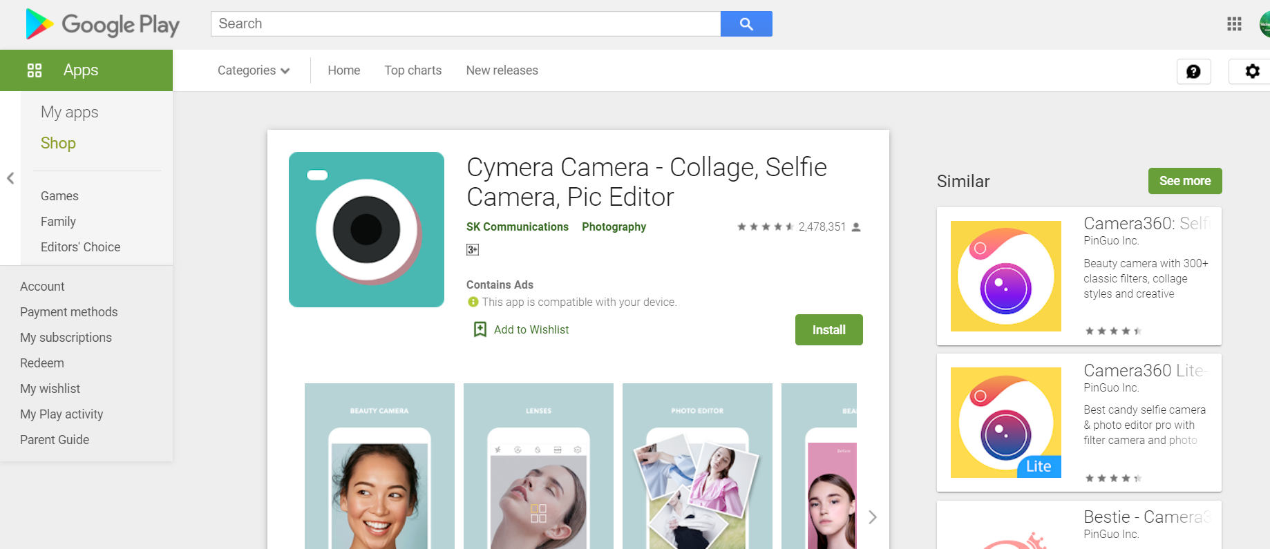 Cymera Camera